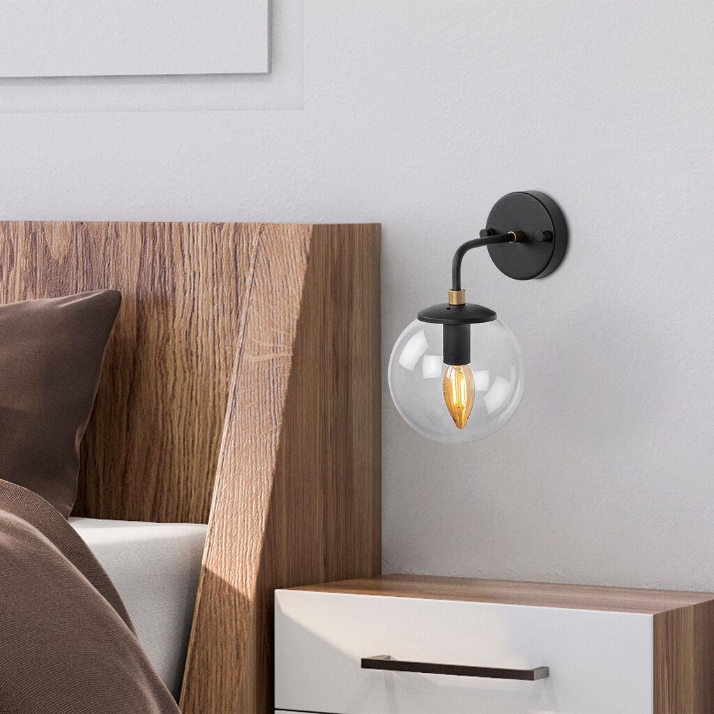 Opviq Horn 12218 Zidna lampa, Crna