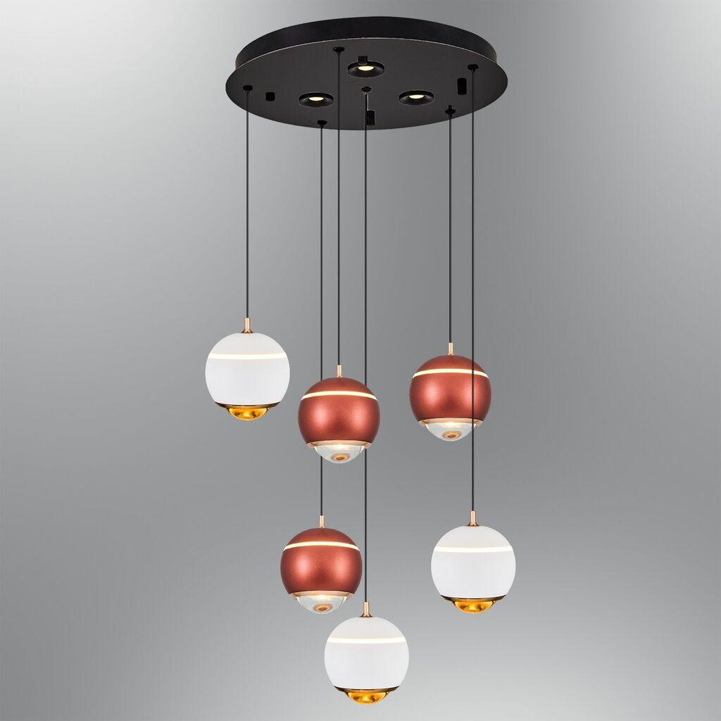 Opviq Luster 2806-6A-0104, 120cm 90 cm 1x65W, LED, 3000K