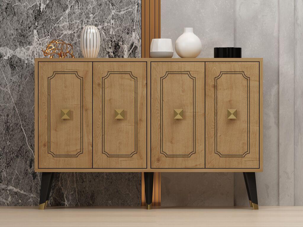 Hanah Home Komoda Roland 120x80x30cm Hrast