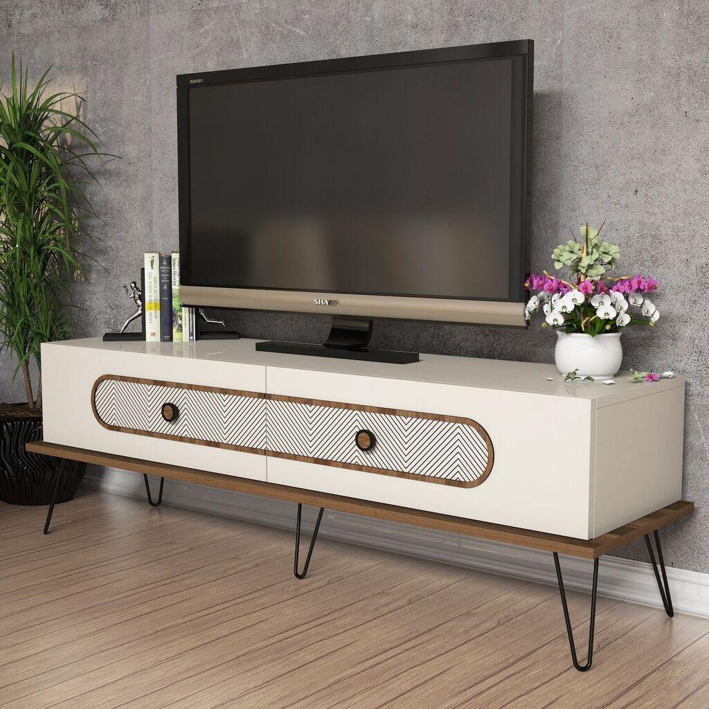 Hanah home TV Komoda Ekol Krem