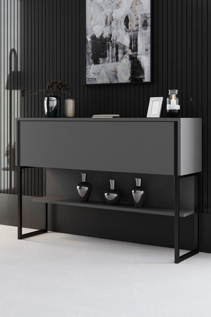 Hanah Home Komoda Luxe 120x80x30cm Crno-Antracit