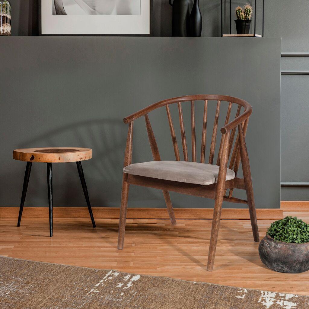 Hanah Home Albero48 Trpezarijska stolica, Braon