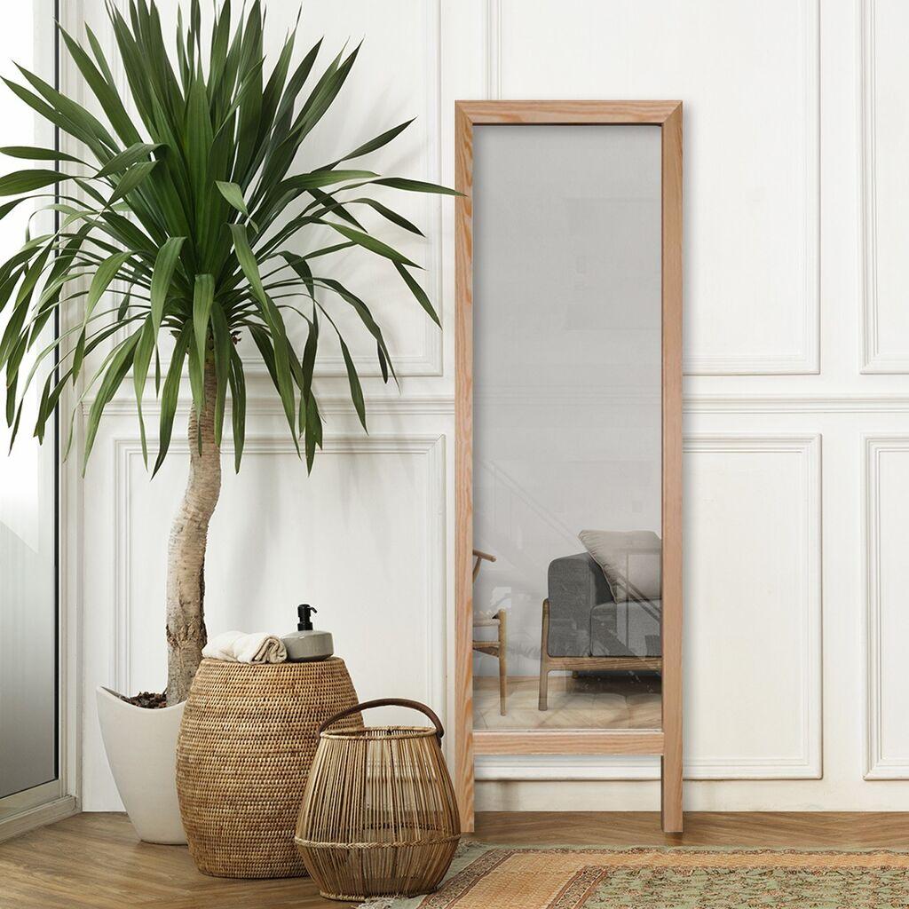 Hanah Home Podno ogledalo Cheval, Krem
