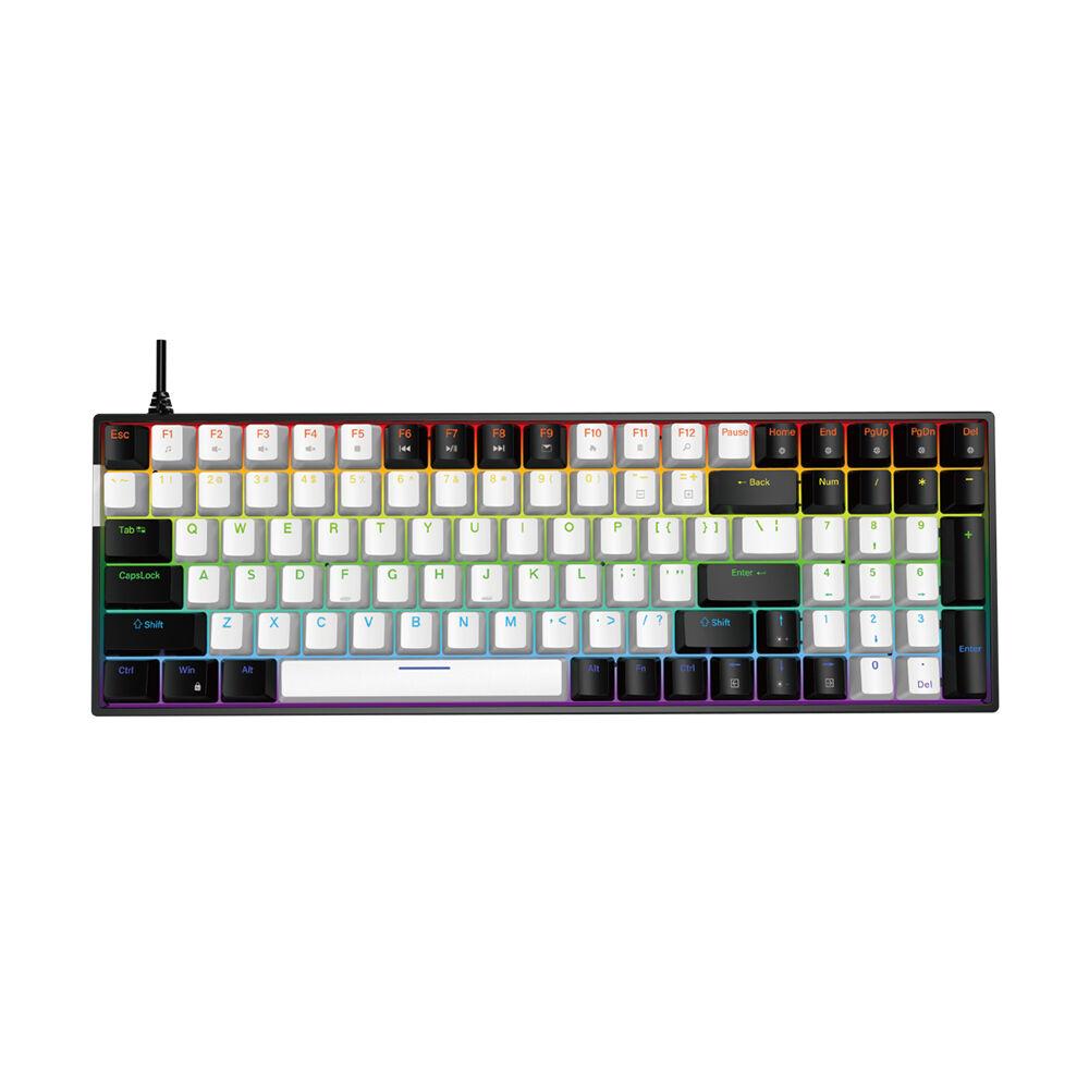 Jedel Žična tastatura KL160, Mehanička, Rainbow