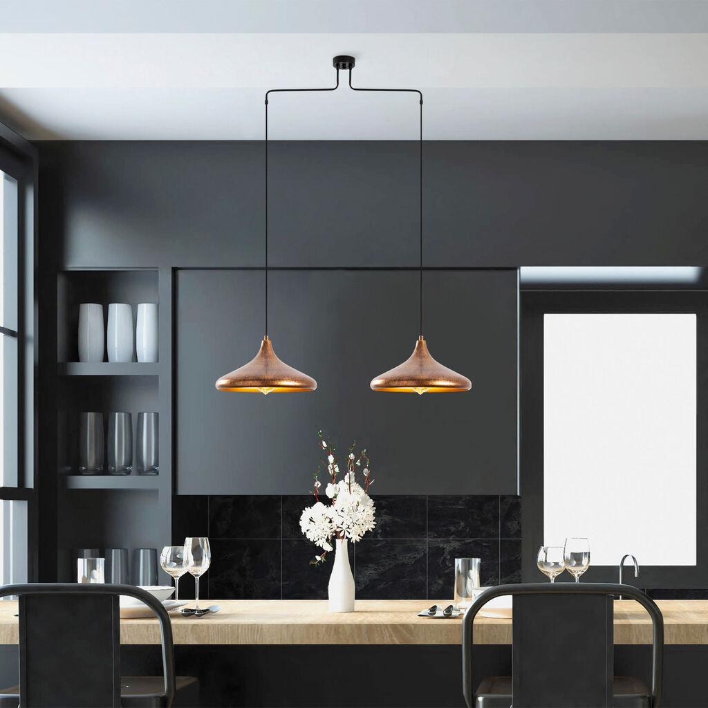 Opviq Visilica Barek, 100x35x132cm, Bronzana