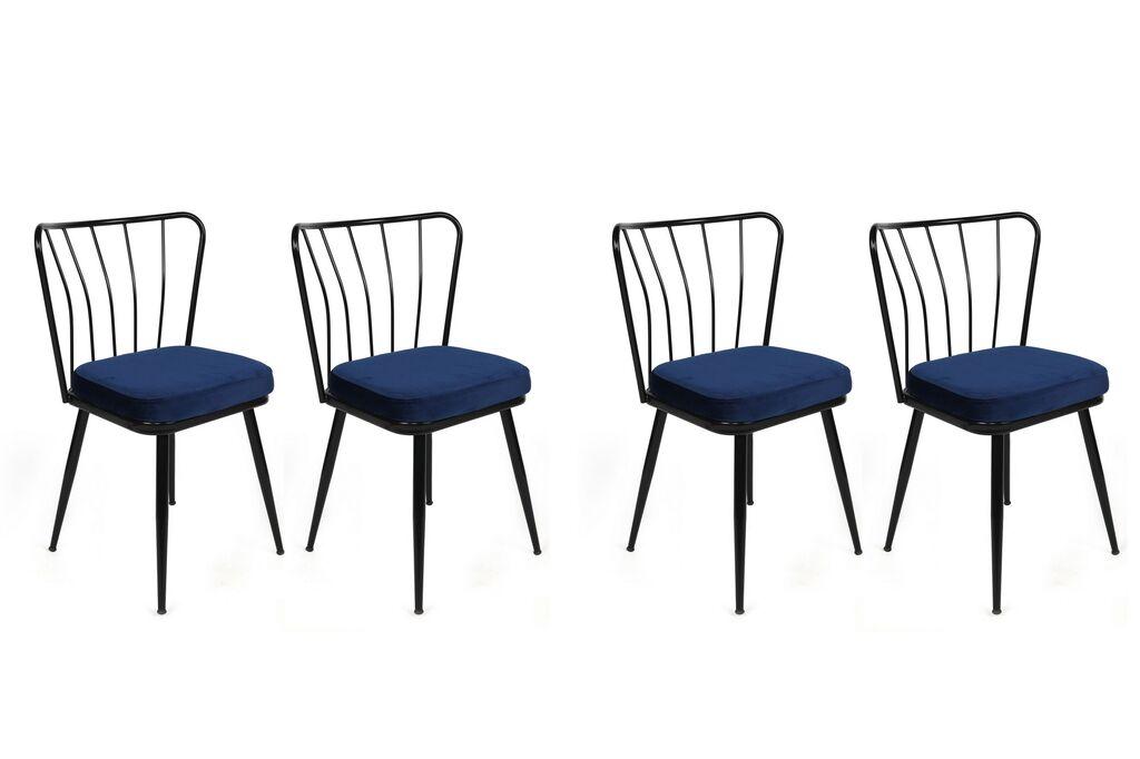 Hanah Home Yildiz 944 V4 Stolice, Plave