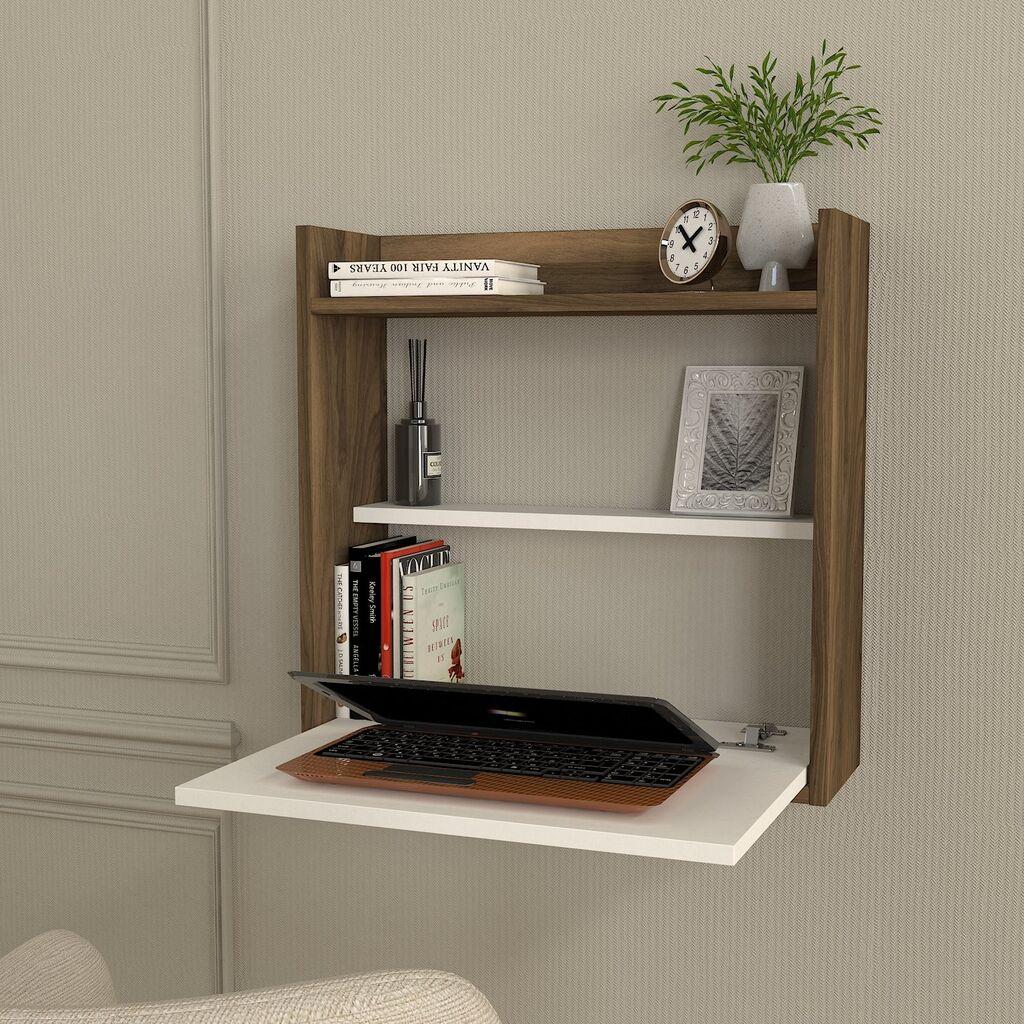 Hanah Home Laptop White Walnut Radni sto 60x80x17.8cm, Bež