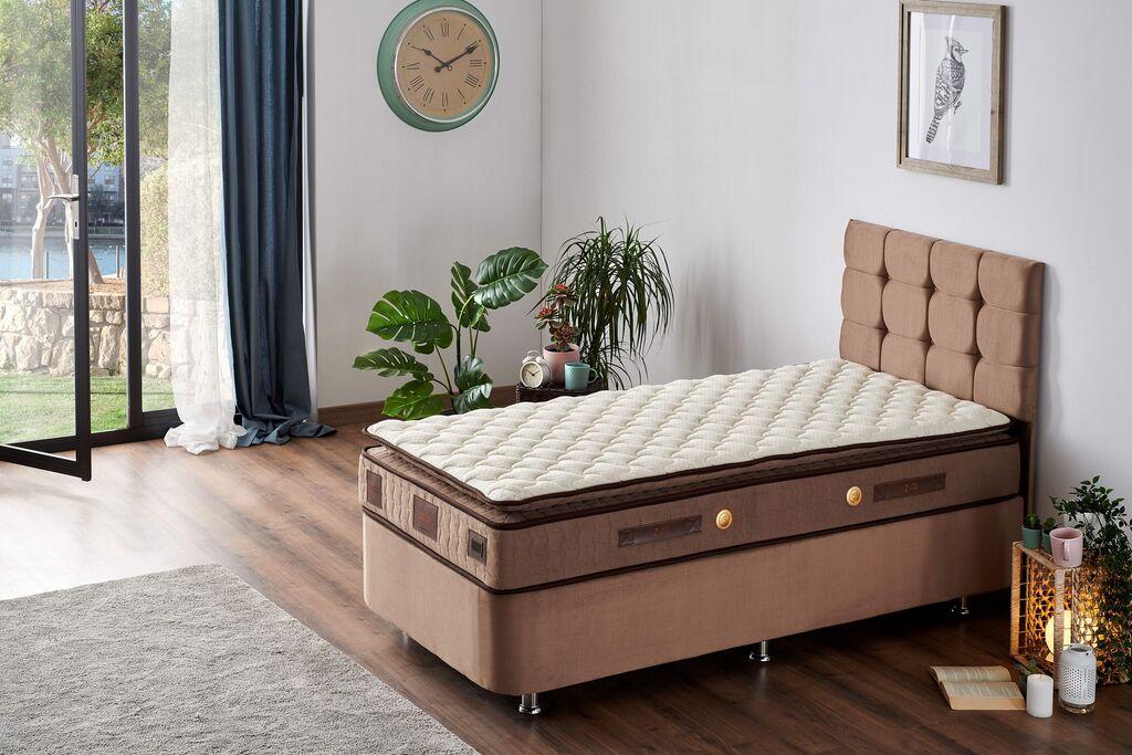 Hanah Home Dušek 120x25x200cm Belo-Braon