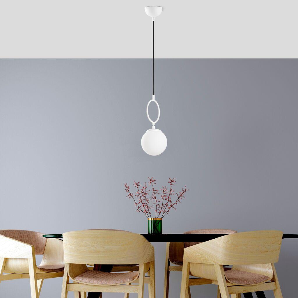 Opviq Luster Ring-13434, 41-127cm, 3xE14, Beli