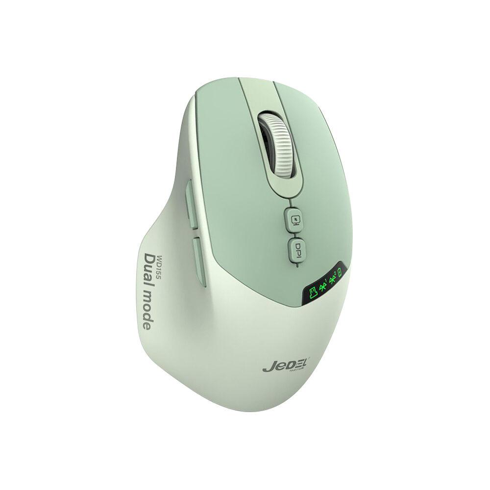 Jedel Bežični miš Dual Modes 2/1 WD155, 2000DPI, Sivi