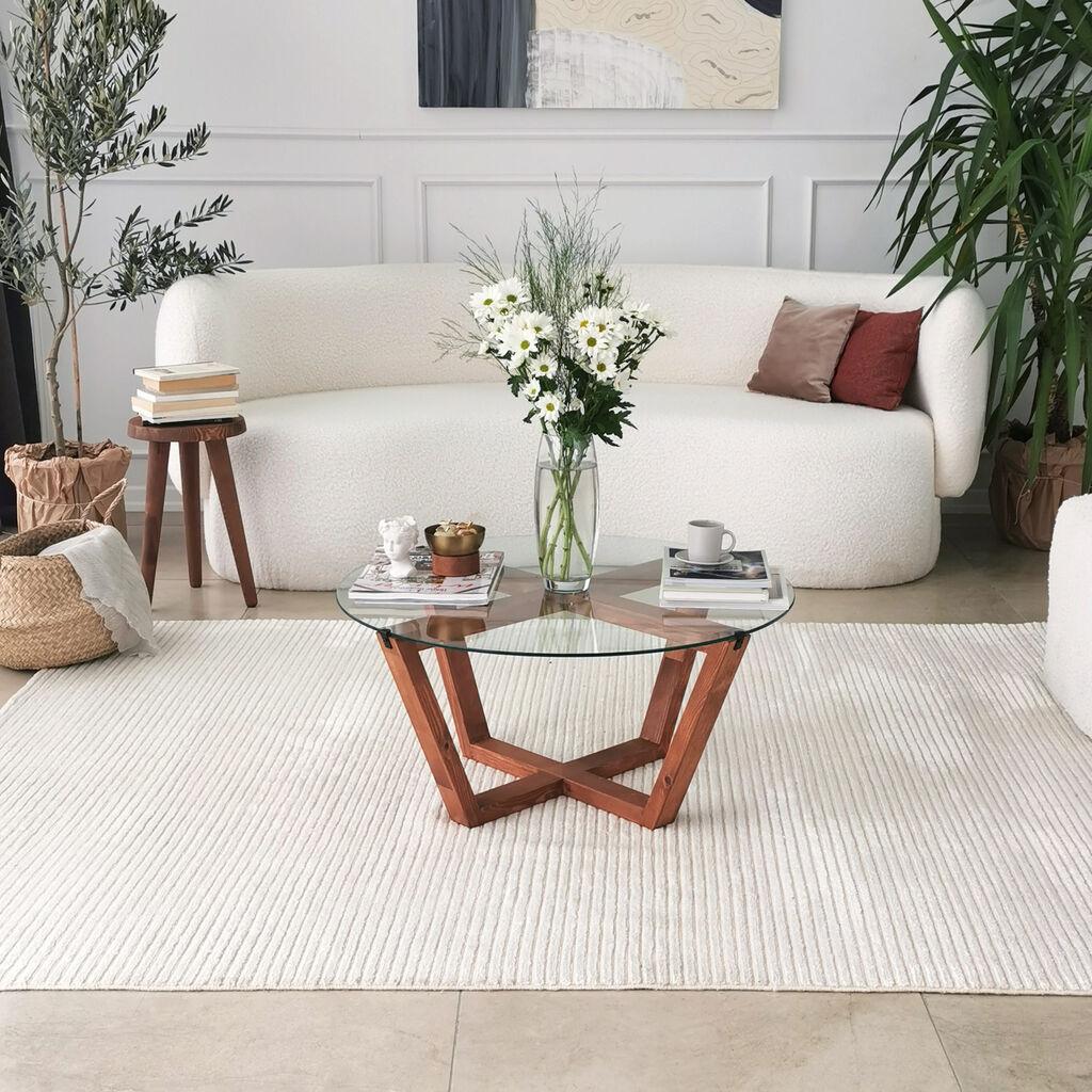 Hanah Home Klub sto Lotus Smeđe