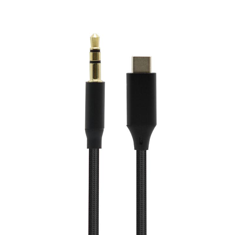 Audio Aux kabal X-008, type C na 3.5mm, Crni