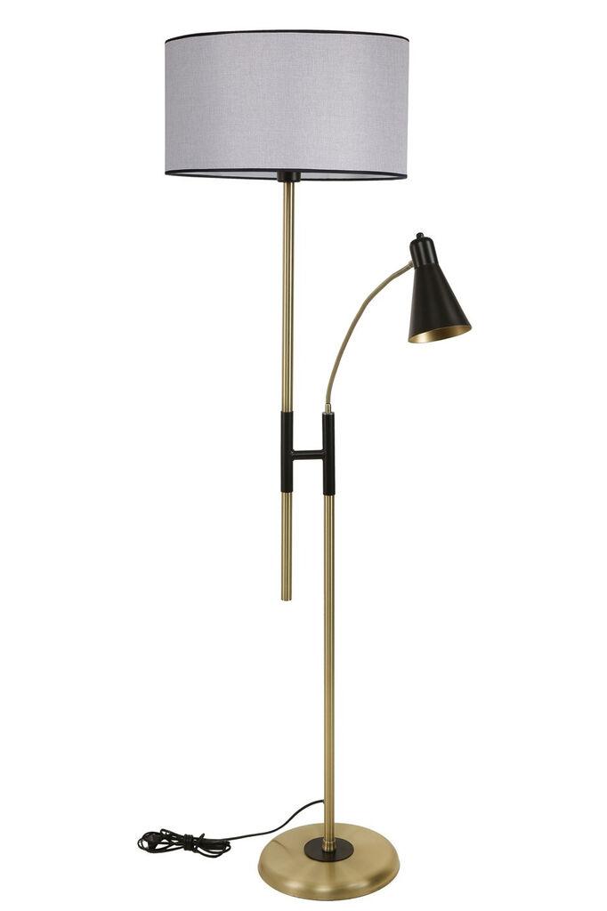 Opviq Podna lampa Forza, 165 cm E27, Svetlosiva