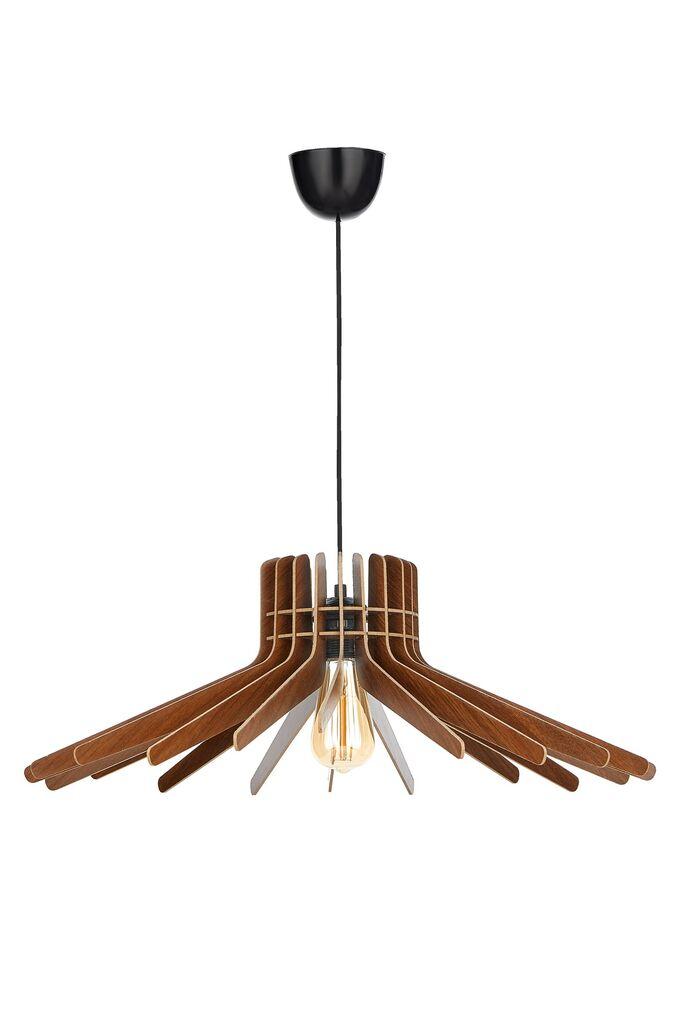 Opviq Luster Boomerang Walnut, MDF, Braon
