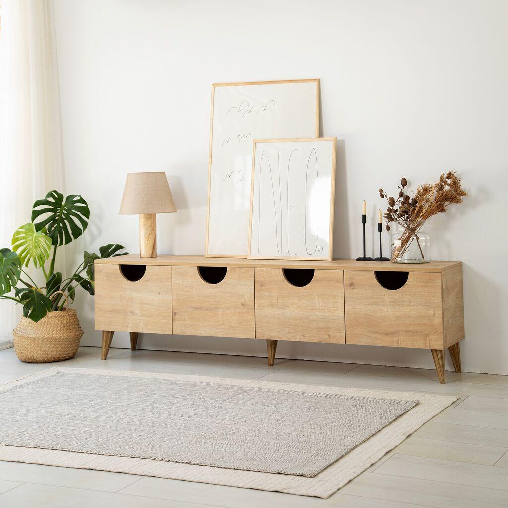 Hanah home TV Komoda Four Seasons Hrast