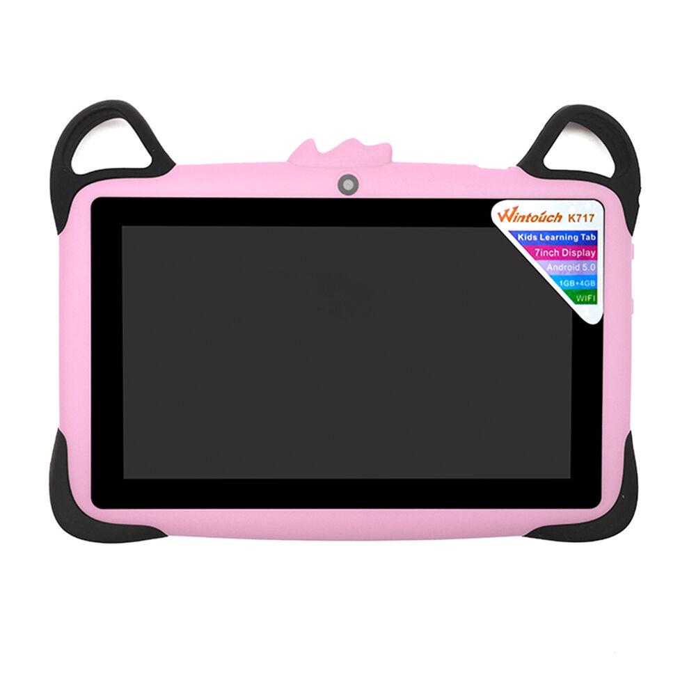 Wintouch Tablet za decu K717, 7", 1GB/8GB, Crni / Futrola pink