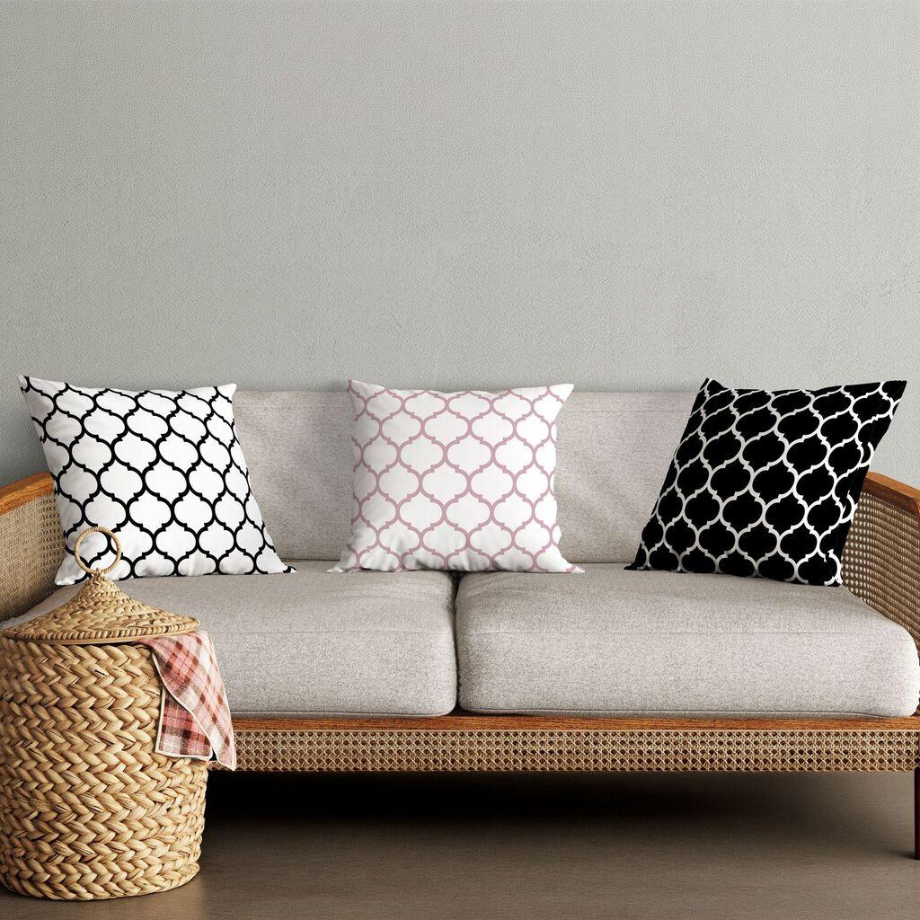 Aberto Design Set 3 jastuka 43x43cm Šareni