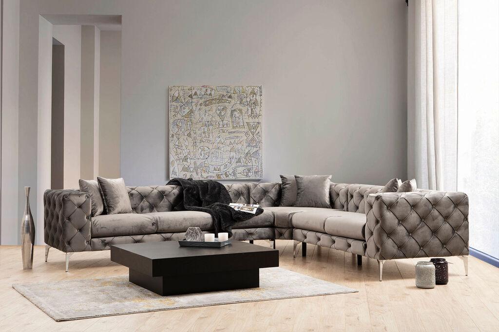 Atelier del Sofa Ugaona garnitura Como 310x70x270cm Antracit