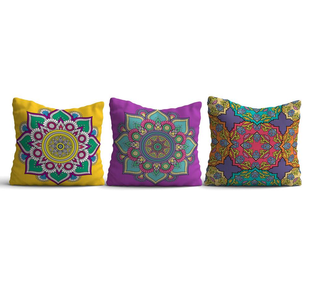 Aberto Design Set 3 jastučnice 43x43cm Šareni