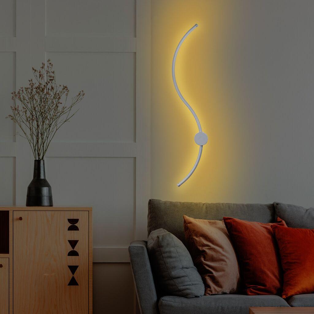 Opviq Uyan 13603 Zidna lampa, Siva
