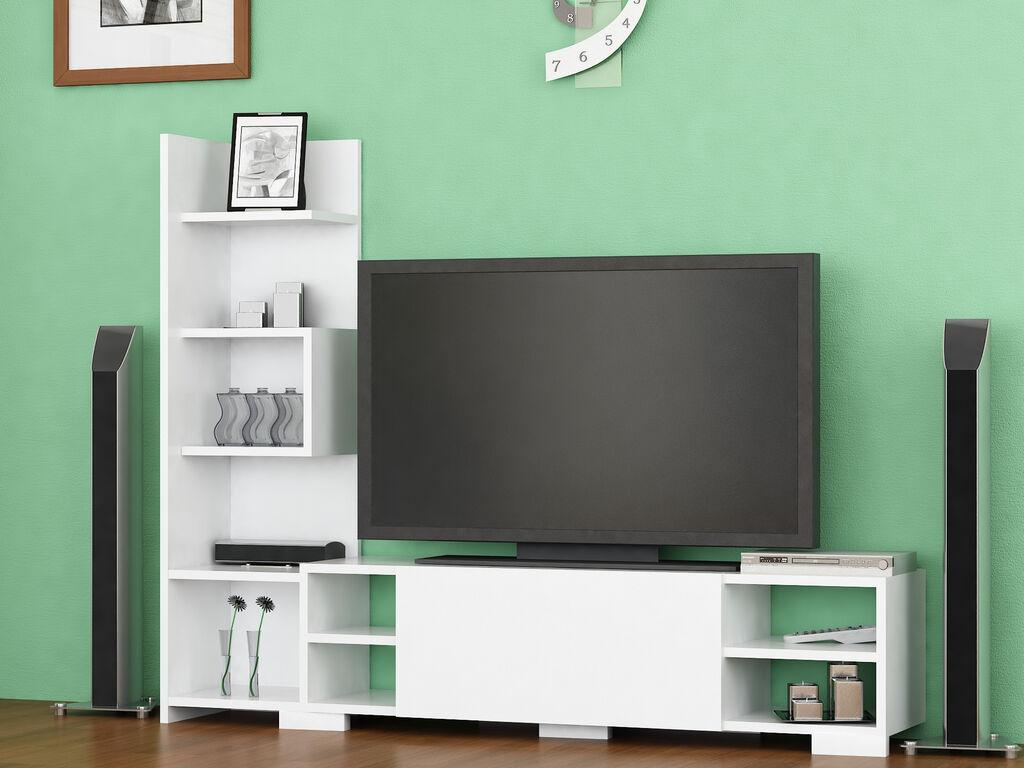 Hanah home TV Komoda Pera Bela