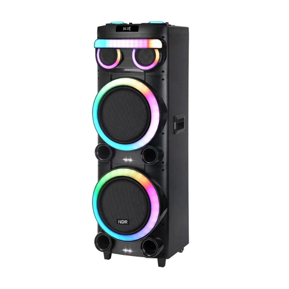 NDR Bluetooth zvučnik NDR-21280, 100W, 2x12", 2 mikrofona, Crni