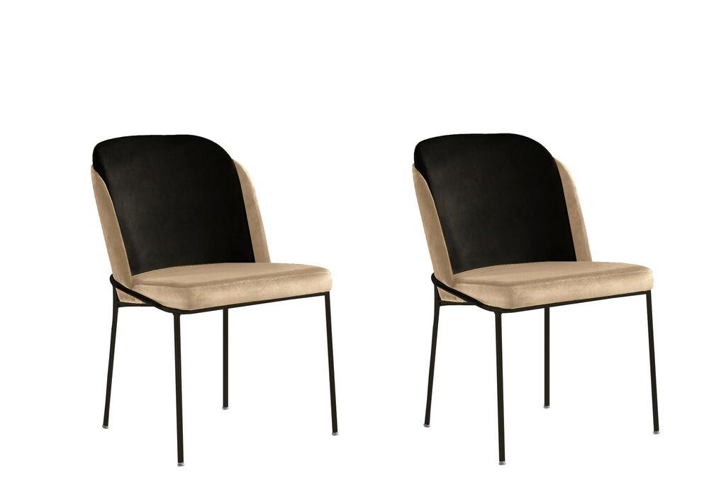 Hanah Home DR 145 V2 Stolica, 2 komada, Bež
