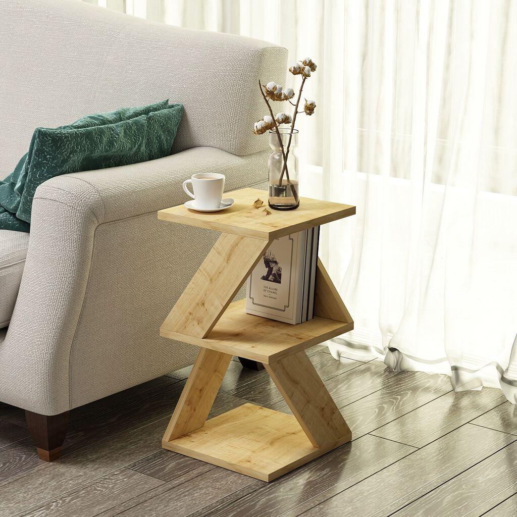Hanah Home Pomoćni stočić Albeni Sapphire, Braon