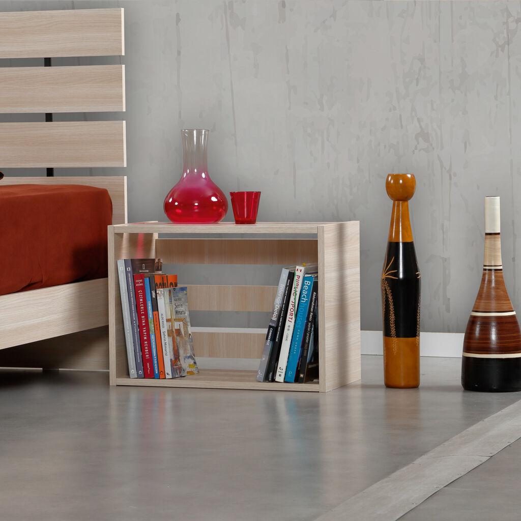 Hanah Home Noćni ormarić Fuga 60​x43x33cm Hrast