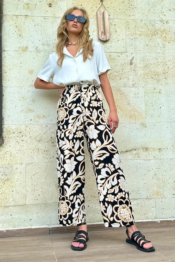Trend Alacati Stili Ženske pantalone ALC-X12150, Šarene