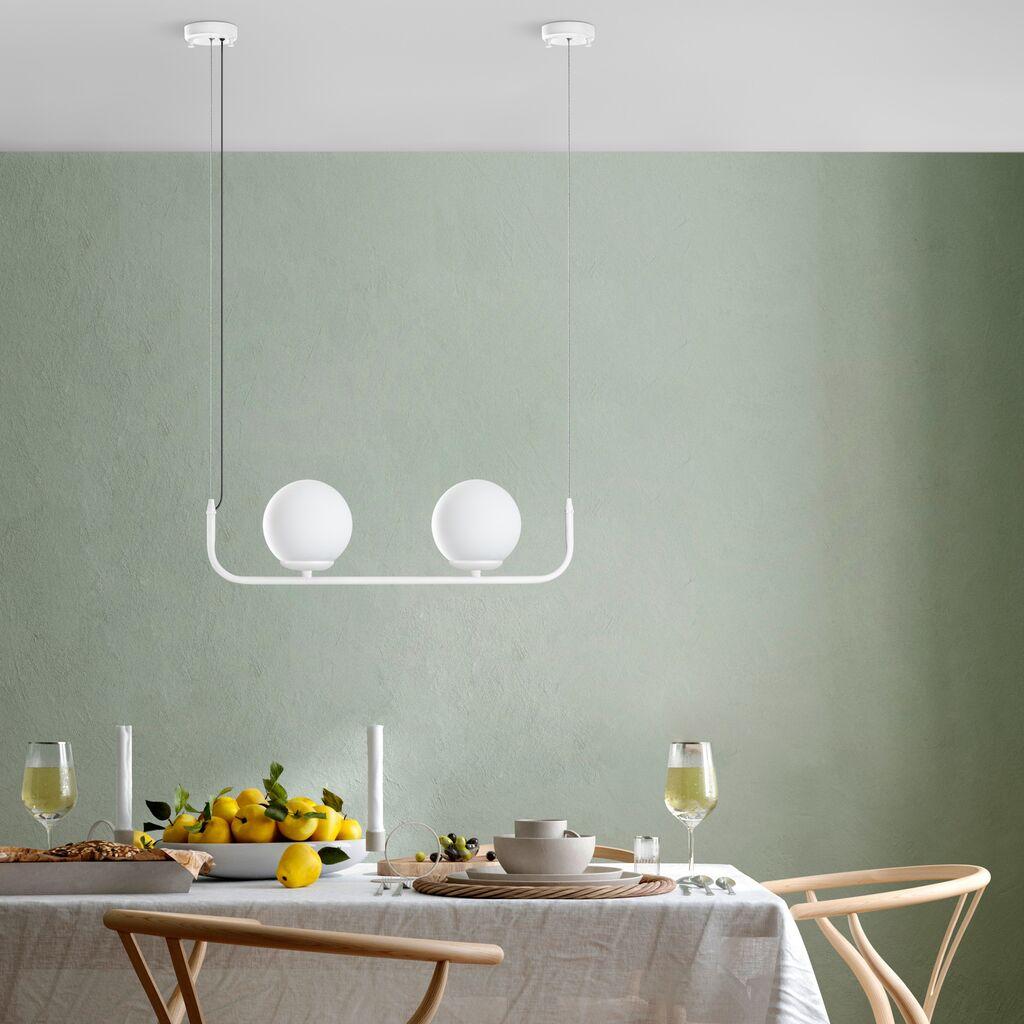 Opviq Luster Faruk-13712, 20-110cm, 2xE14, Beli