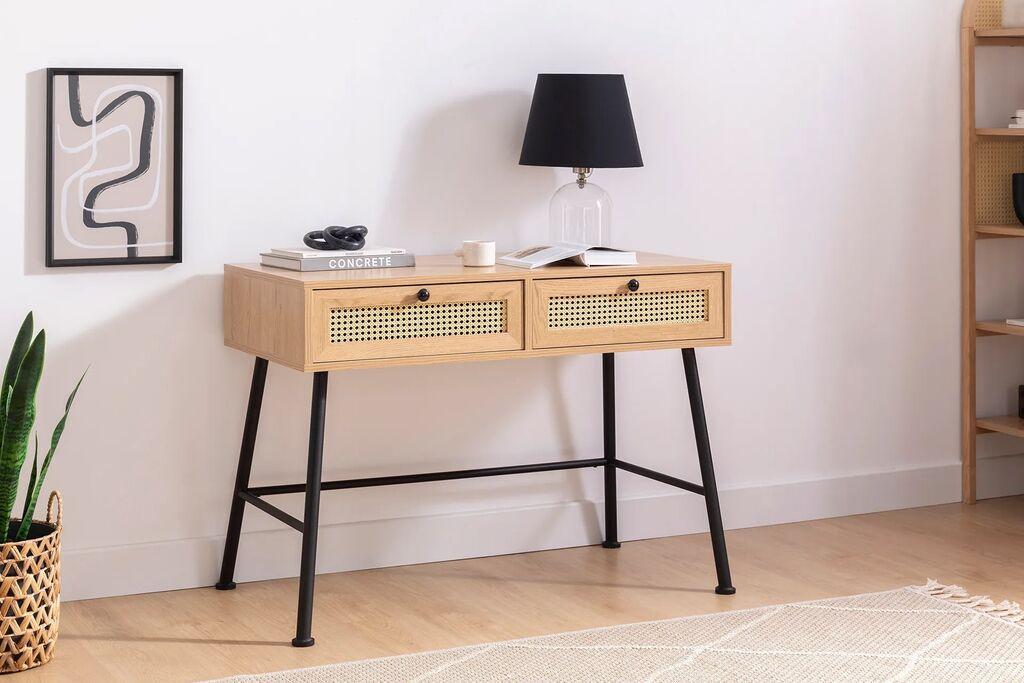 Hanah home Radni sto 107x83x58cm Bež