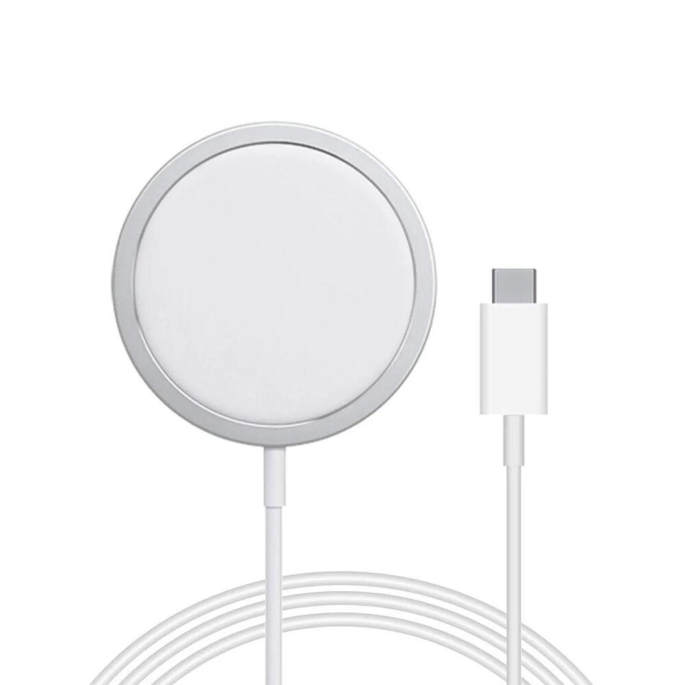 Bežični punjač Magsafe 15W sa Type C kablom model 1, Beli