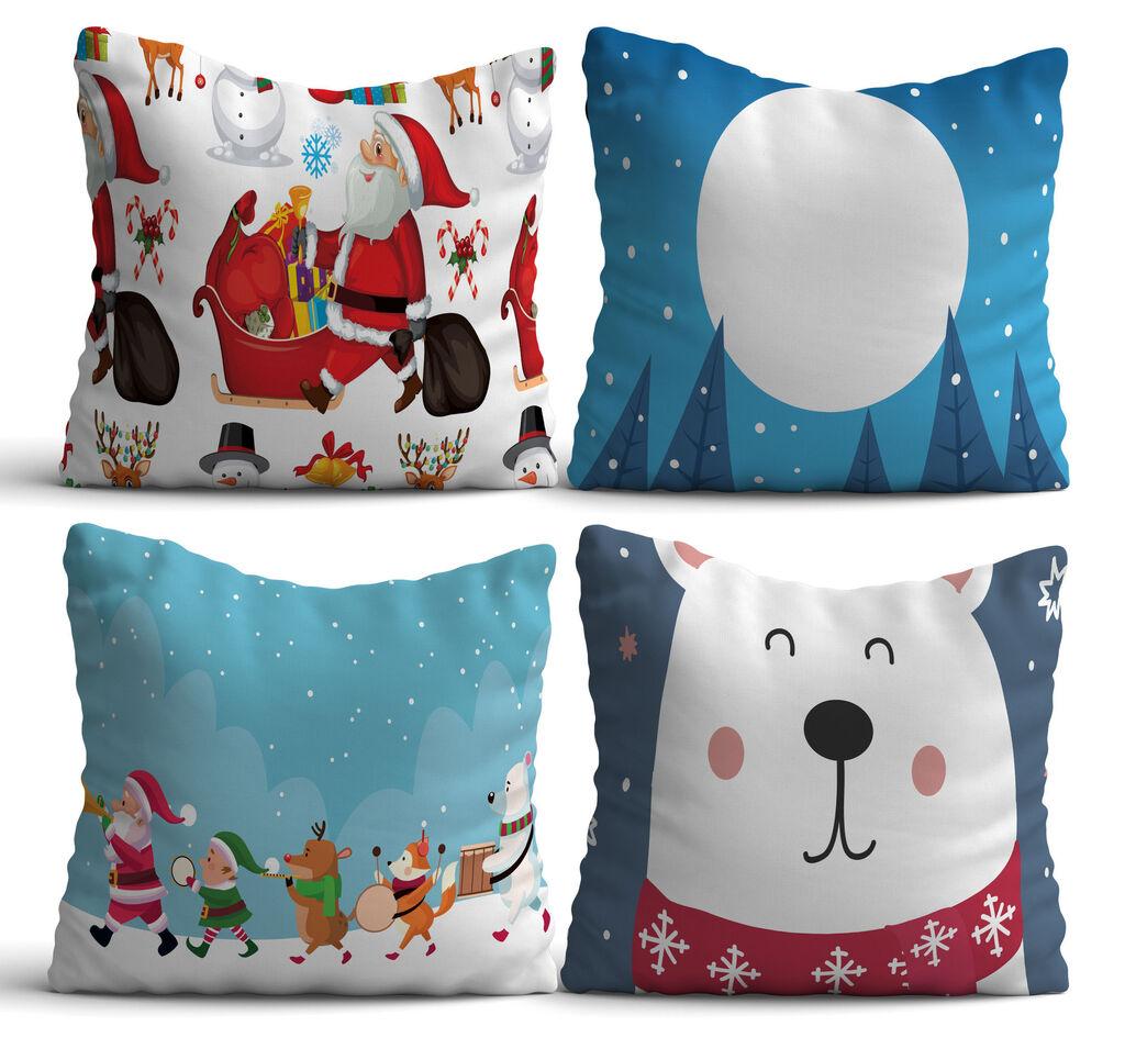 Aberto Design Set 4 jastuka 43x43cm Šareni