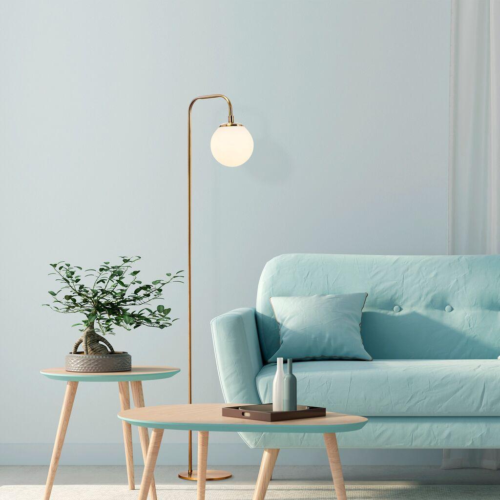 Opviq Viran 10955 Podna lampa, Zlatna