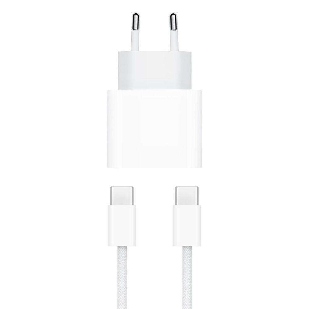 Kućni punjač za Iphone 15/16/17 PD Fast charger 35W Type C na Type C HQ, Beli