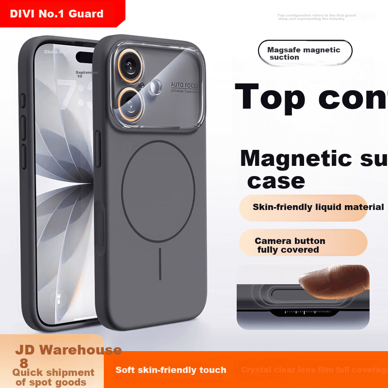 Divi Maska za mobilni telefon Apple Iphone 17, Crna