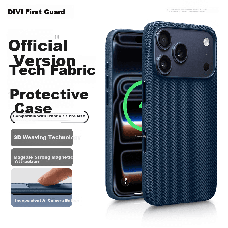Divi Maska za mobilni telefon Apple Iphone 17 Pro Max, Plava