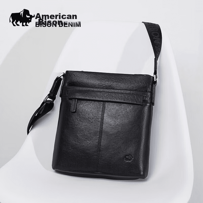 American Bison Muška torba, Crna