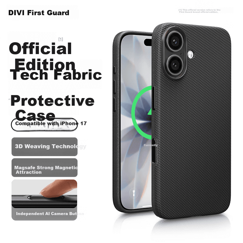 Divi Maska za mobilni telefon Apple Iphone 17, Crna