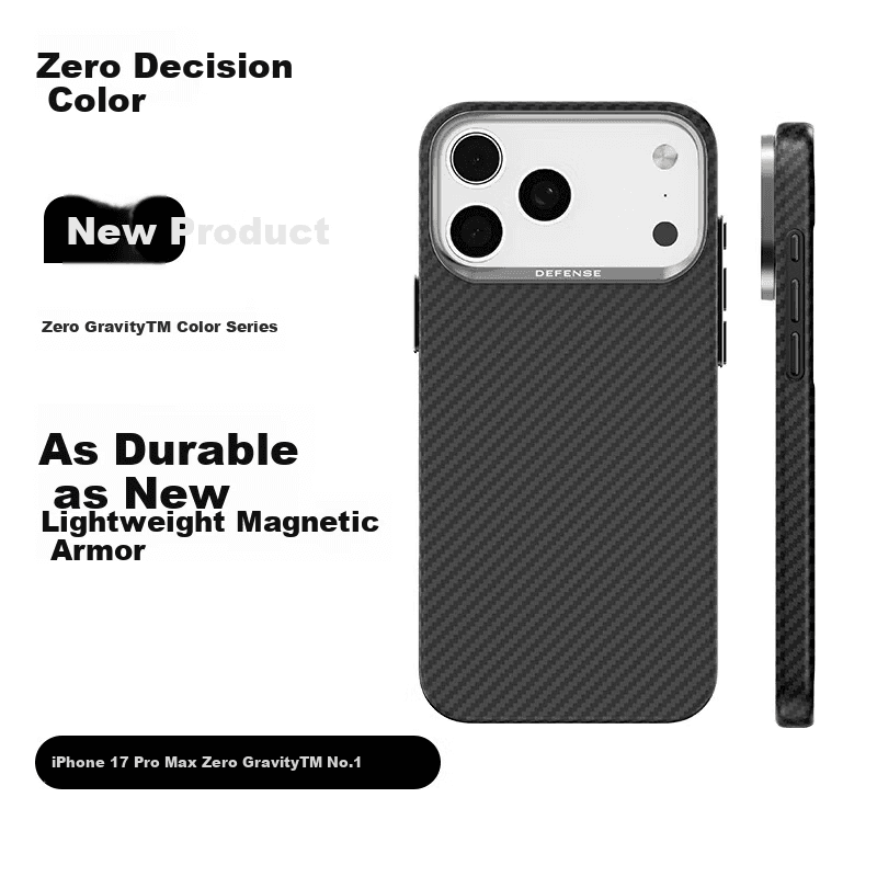 Defense Maska za mobilni telefon Iphone 17 Pro Max, Crna