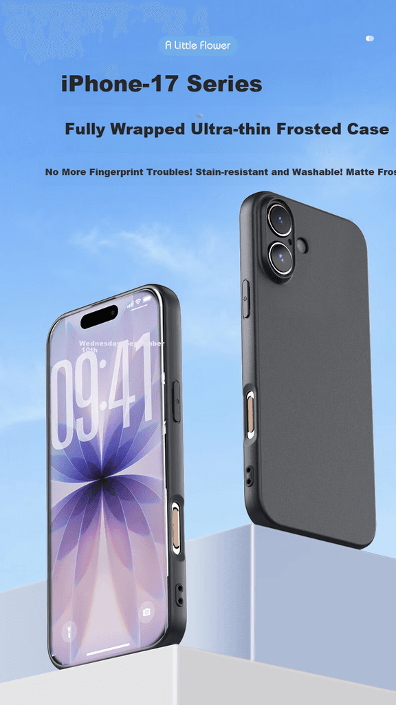 ALittleFlower Maska za mobilni telefon Iphone 17, Crna