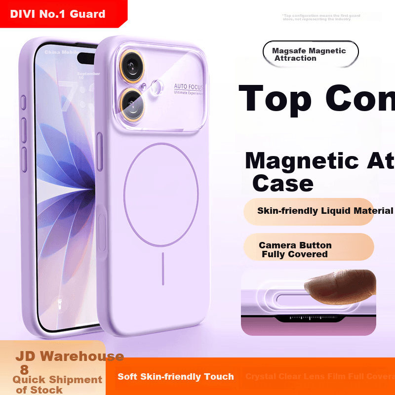 Divi Maska za mobilni telefon Apple Iphone 17, Ljubičasta