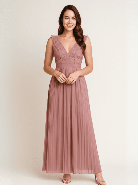 Tfnc London Ženska haljina Shannon, Prljavo Roze