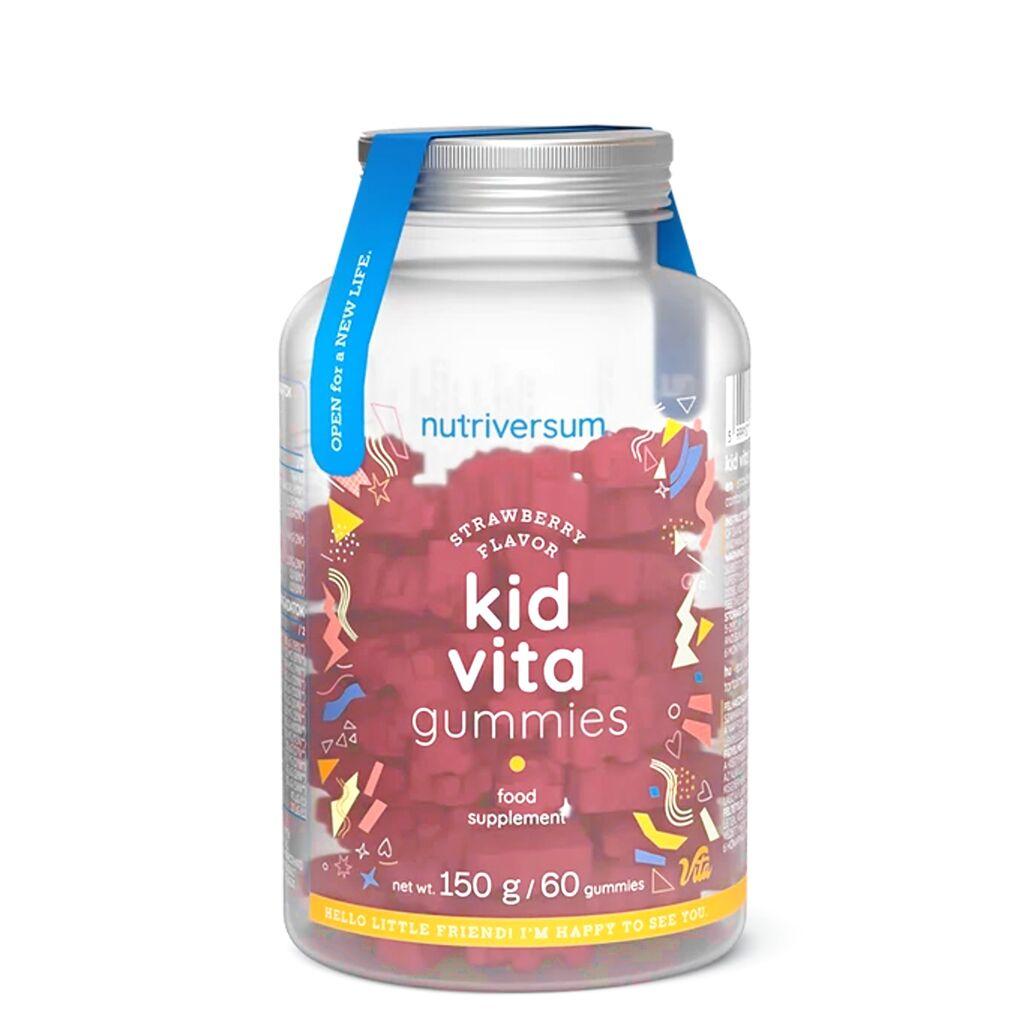 Nutriversum Kompleks vitamina za decu gumene bombone, Jagoda, 60 komada