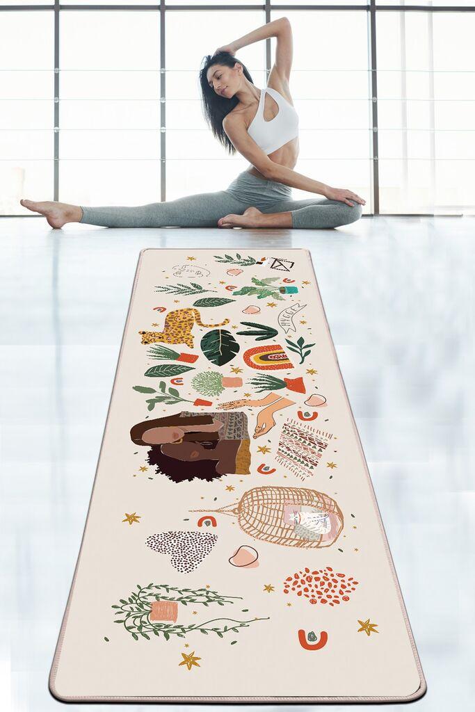 Vital and Vivid Prostirka za jogu Richness, 60x200cm, Šarena