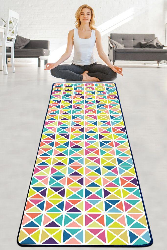 Vital and Vivid Prostirka za jogu Tyaigan, 60x200cm, Šarena