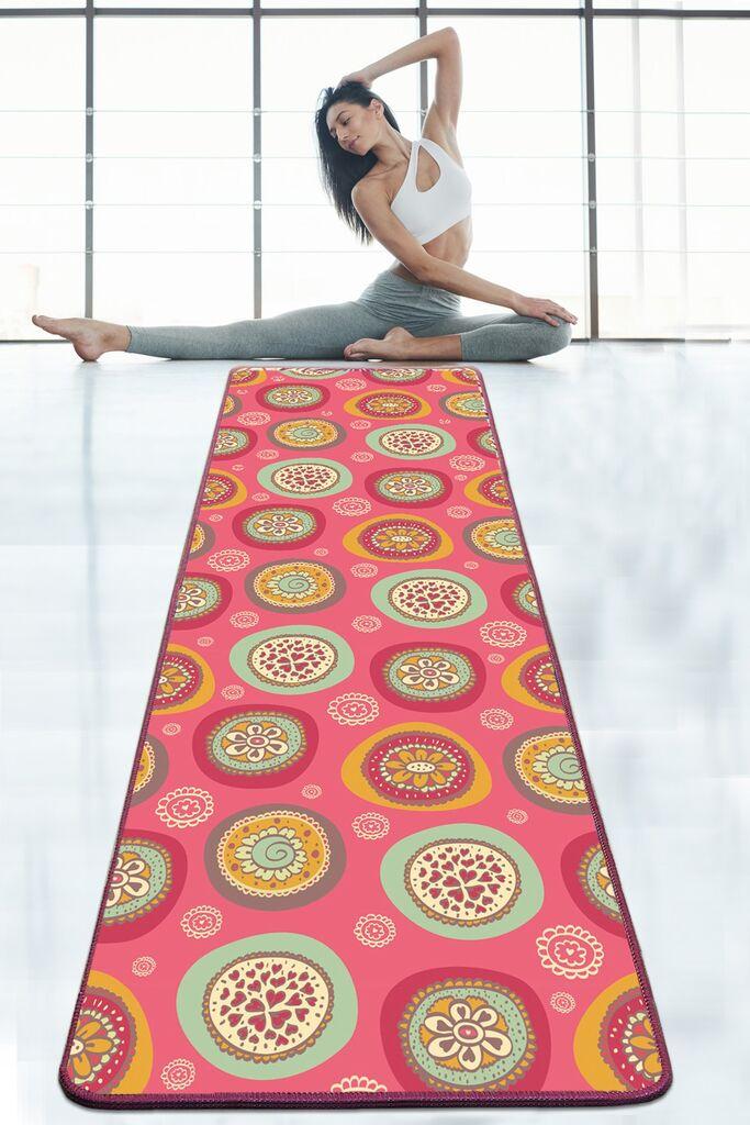 Vital and Vivid Prostirka za jogu Paan, 60x200cm, Šarena
