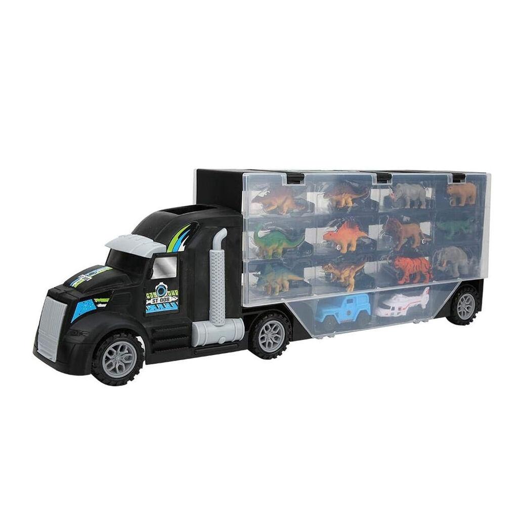 Jungle Igračka kamion sa dinosaurusima i vozilima SY9914