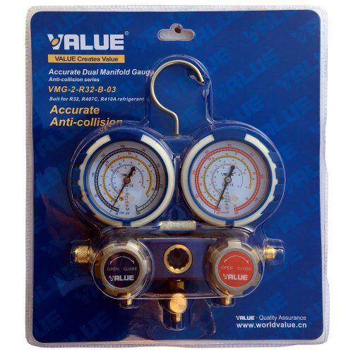 Value Set FR manometar 2/2, R-32 R-134A R-407C R-410A VMG-2-R32-B-03 F68